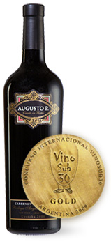 Augusto P. Medalla de Oro VinoSub 30